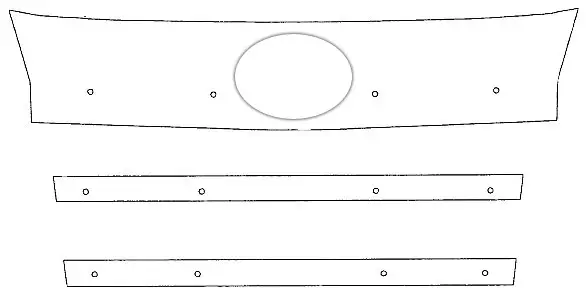 Maskisuoja Volkswagen Transporter T5 2010-7/2015 - VW maskisuojat - TS112 - 1