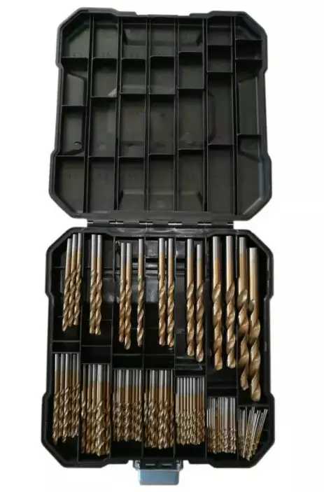 Metalliporanteräsarja Michigan Titanium 1-10 mm 100-os. - Poranterät - 102484932 - 1