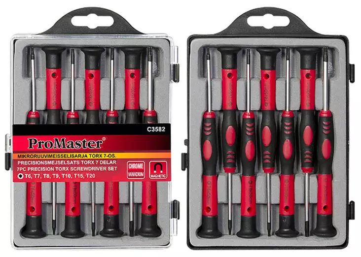 Mikroruuvimeisselisarja TORX 7-os. - Ruuvitaltat - C3582 - 1
