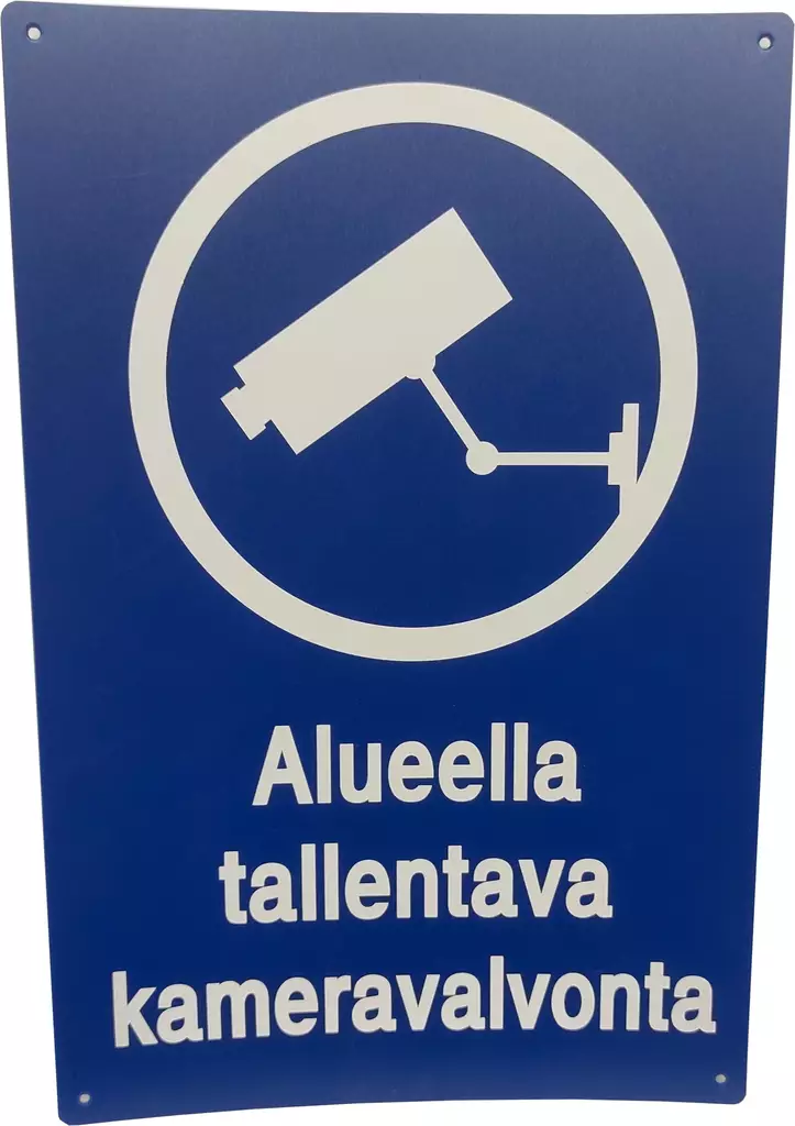 Opaste - Alueella tallentava kameravalvonta 20 X 30 cm - Tarrat, kilvet ja varoitusmerkit - 247382 - 1
