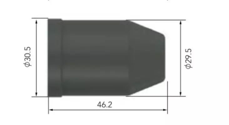 PLASMA SUOJAKUPU P120 1 KPL - Plasmaleikkurien kulutusosat - WA67412 - 1