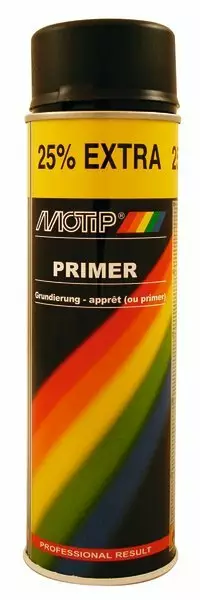 Pohjamaali Musta Spray 500 ml Motip - Pohjamaalit - 104-04052 - 1