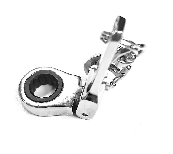 Räikkälenkki-avainperä 10 mm - Räikät ja vääntimet - E1578-SILVER-2 - 1