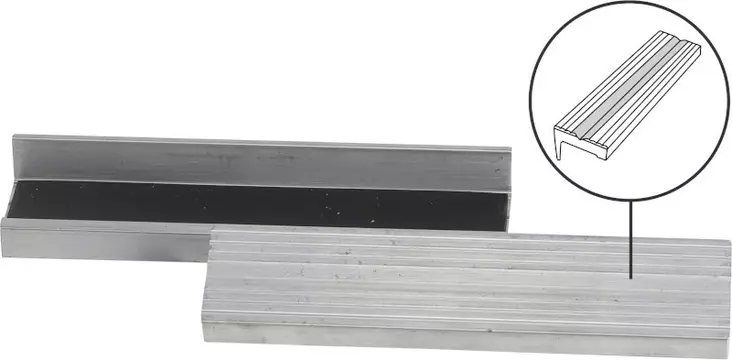 Ruuvipenkin Leukasuojat Alumiini 125 mm BGS - Ruuvipenkit - BGS9282 - 1