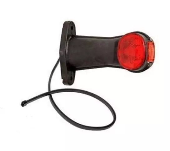 Sivuvalo pu/va varsi 125mm 12V/DC 1 m johto - Äärivalot - 0900852 - 1