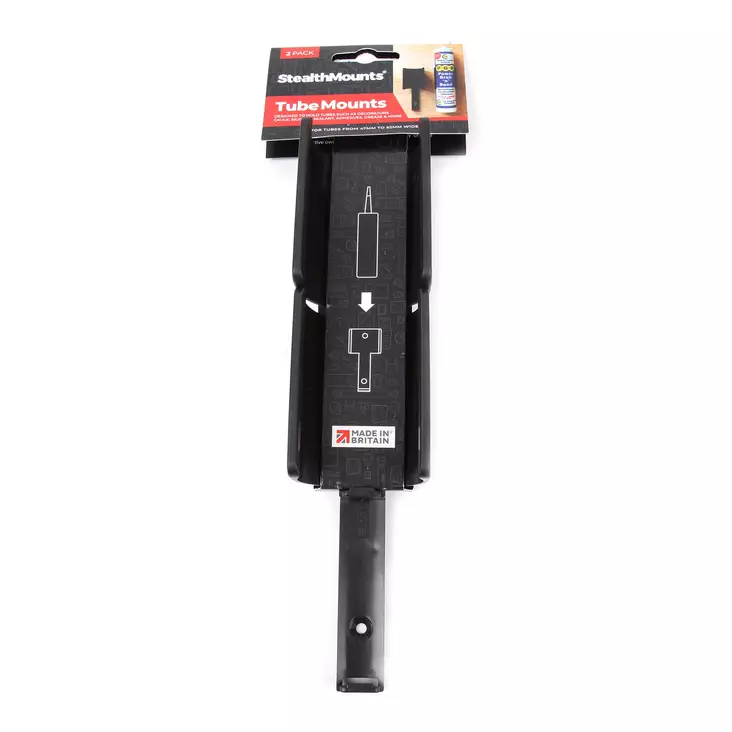 Tuubinpidike 2kpl StealthMounts - StealthMounts työkalupidikkeet - OM-TBE-V2-BLK-2 - 1