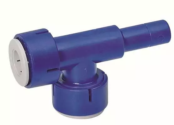 T-liitin Uniquick 12mm putki/putki/letku - Muut vesijärjestelmän osat - 533-8242 - 1