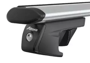 Taakkateline kattokaiteisiin alumiini Atera 122 cm 22x32 mm - Taakkatelineet kattokaiteisiiin - 909-048222 - 1