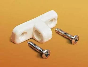 Telttaputken seinäkiinnike 1 kpl kiinnikkeen suuntainen - Telttojen lisävarusteet ja tarvikkeet - 5402006-2 - 1