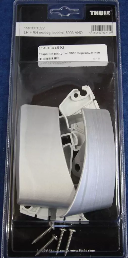 Thule etupalkin päätypari 5003, hopeanvärinen - Markiisien lisävarusteet Thule - 1500601592 - 1