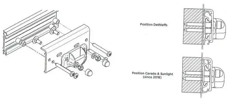 Thule pyörätelineen kiinnityssarja, 5kpl - Polkupyörätelineiden tarvikkeet - 302002 - 1