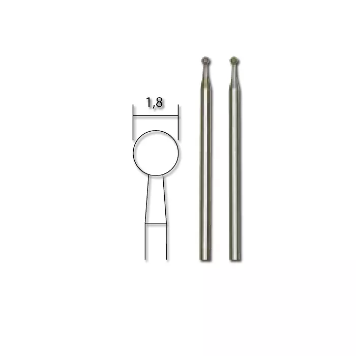 Timanttihiomapuikko, Ø 1,8 mm 2 kpl - Proxxon timantti, kiillotus ja puhdistus - 28222 - 1