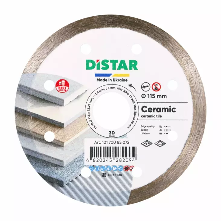 Timanttilaikka 1A1R 115 Ceramic - Timanttilaikat laatoittajille - 10170085072 - 1