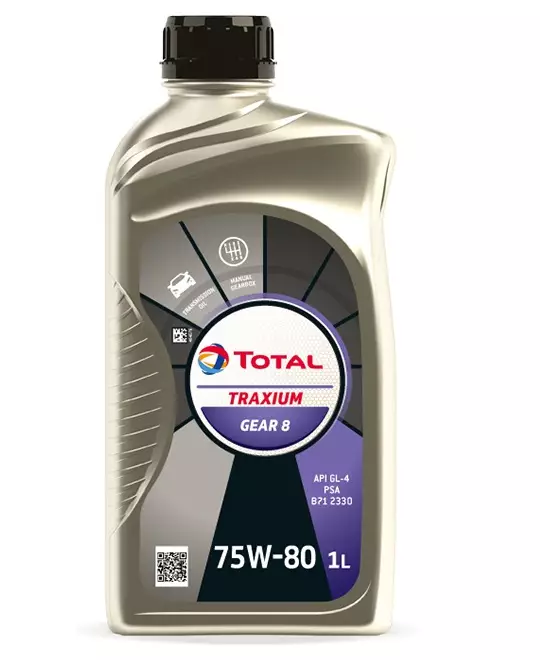 Total Traxium Gear 8 75W-80, 1L - Vaihteisto- ja peräöljyt - T214082 - 1