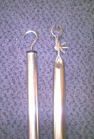 Vaakatanko 28x1mm teräs 170-260 cm Koukku/koura - Telttojen lisävarusteet ja tarvikkeet - 800399-2 - 1