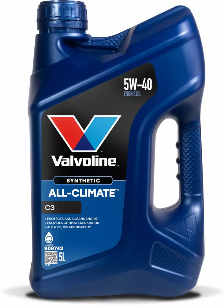 VALVOLINE ALL CLIMATE C3 5W-40MOOTTORIÖLJY 5L - Moottoriöljyt - 21-908742 - 1