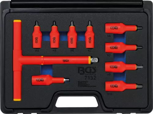 VDE hylsysarja 3/8" kuusiokolo BGS - Sähkö- ja hybridiautojen työkalut - BGS7132 - 1