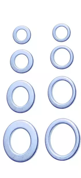 Alumiinitiivistelajitelma 300 kpl BGS - Pientarvikevalikoimat - BGS8143 - 1