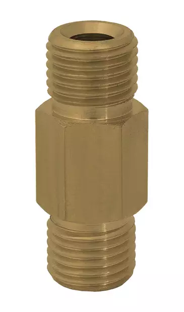 Clen kaksoisnippa 1/4" - 1/4" Messinki - Clen painepesuriliittimet - CLT39953 - 1