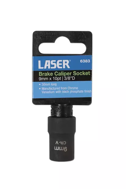 Hylsyavain Jarrustaulalle 9mm 10-kulmaa - Jarrutyökalut - 258-6383 - 2