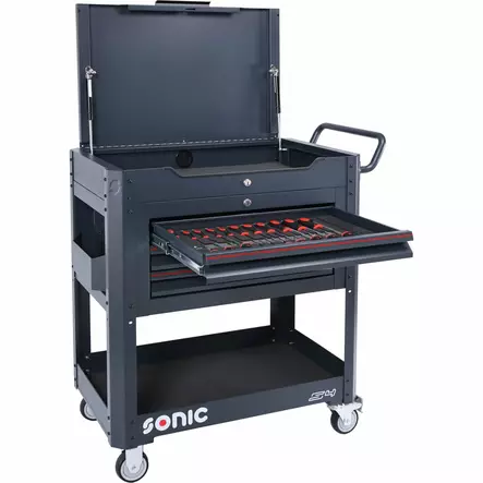Sonic s4 next tyhjä huoltokärry 4 laatikkoa 833x518x991mm - Työkaluvaunut ilman työkaluja - SON4738413 - 1