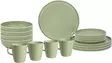 Brunner melamiiniastiasto Dolomit Green, liukueste, 16 osaa - Melamiiniastiastot ja aterimet - 0830155NC43 - 1