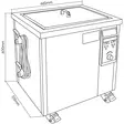 JBM ultraäänipesuri 500x350x300mm 53l - Muut korjaamolaitteet - 50-54733 - 5
