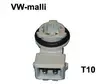 Lampunkanta T10 Golf - Polttimon kannat - 1605-170763 - 1