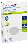 LED-paneeli 3W pyöreä 84 mm 4500K - LED-sisävalot - LED6293 - 3