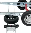 Varapyöräteline 1250-1550 - Asuntoauton ja -vaunun koriosat - 1555943 - 1