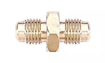 1/4 UK X 1/4" UK jatkoliitin letkuun - Ilmastointihuoltolaitteiden varusteet - 227-M90633 - 1