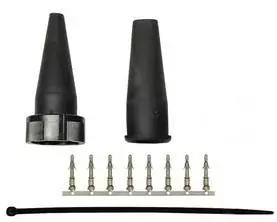 Bajonet liitin 8-nap Vasen harmaa Bajonet liitin 8-nap - Peräkärryn rasiat ja pistokkeet - 403073 - 1