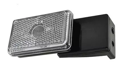 Etuäärivalo kumijalalla vasen Äärivalo valkoinen kumijalalla - Äärivalot - 0900823 - 1