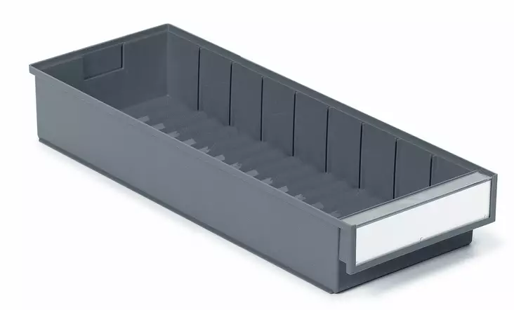 Hyllylaatikko Harmaa 500X186X82 - Lokerikkojen laatikot - 699-5020-3 - 1