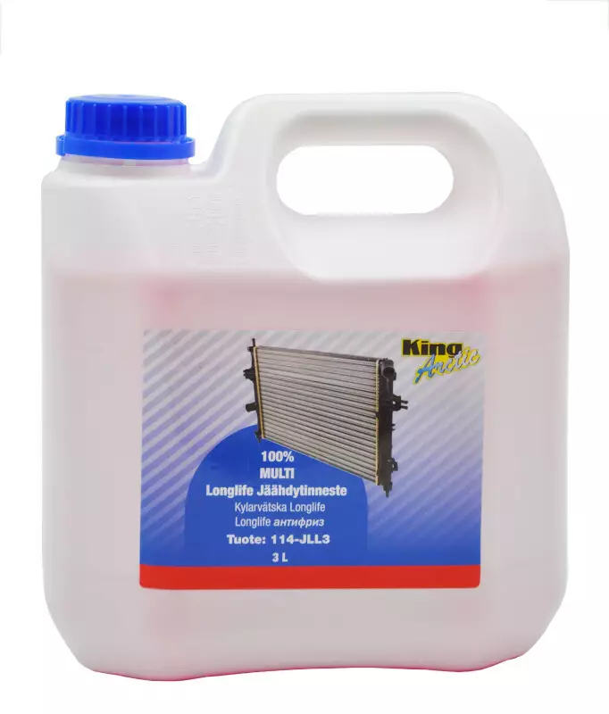 Jäähdytinneste G12+ Longlife punainen 3 L King - Jäähdytinnesteet - 114-JLL3 - 1