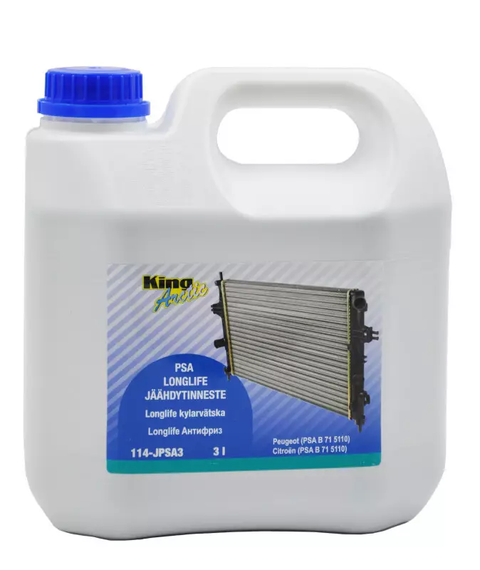 Jäähdytinneste PSA (G33) sininen / vihreä 3L King - Jäähdytinnesteet - 114-JPSA3 - 1