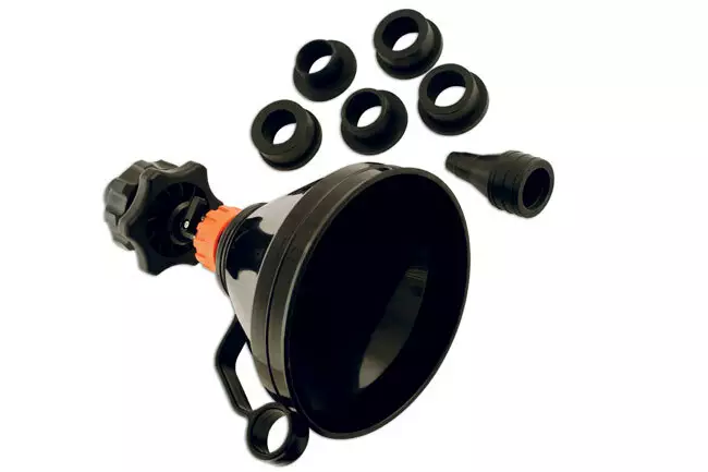 Jäähdytysjärjestelmän täyttölaite suppilolla - Jäähdytysjärjestelmät - 258-5453 - 1