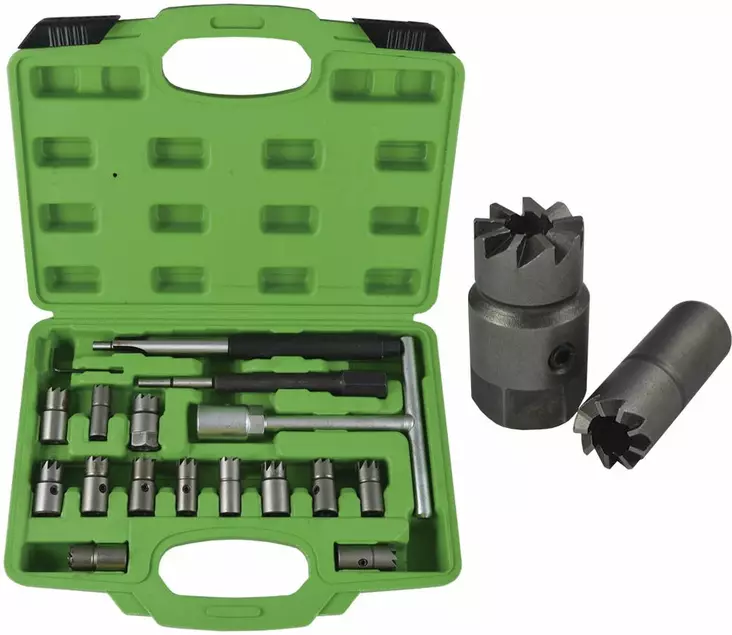 JBM dieselsuuttimen puhdistus/ kalvainsarja laaja - Suutintyökalut - 50-52813 - 1