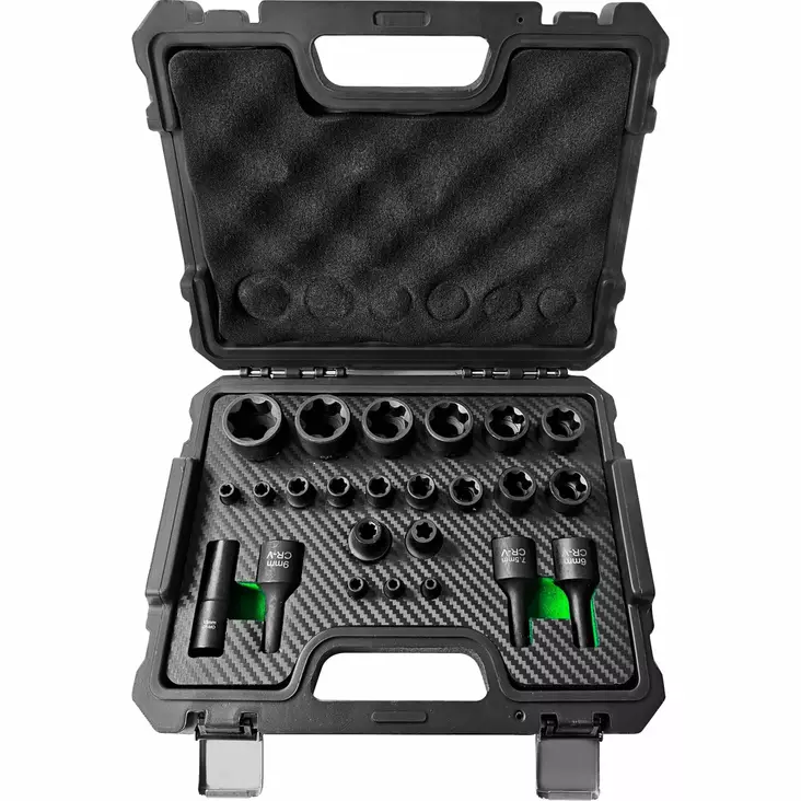 JBM torx plus voimahylsysarja + 6-kulma Tesla - Hylsysarjat - 50-55123 - 1
