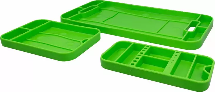 JBM TYÖKALUALUSTASARJA SILIKONI3 OSAA - Hylsykiskot ja magneettitelineet - 50-53903 - 1