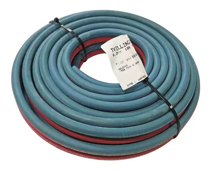 Kaksoisletku happi-asetyl 6,3 mm 10 m - Hitsaustarvikkeet ja liittimet - WA22633 - 1