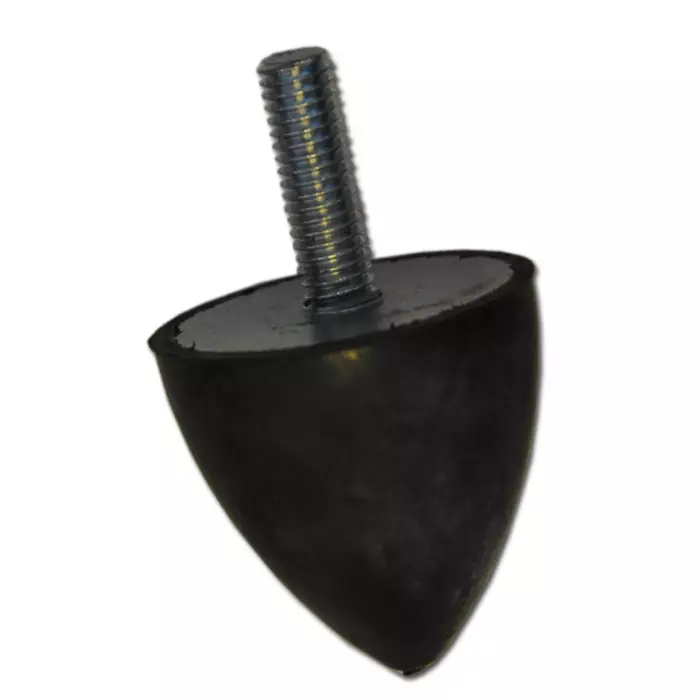 KARTIOPUSKIN Ø 30/30 x M6, SBR 55 °shA (67) - Peräkärryn iskunvaimentimet - 1021653 - 1