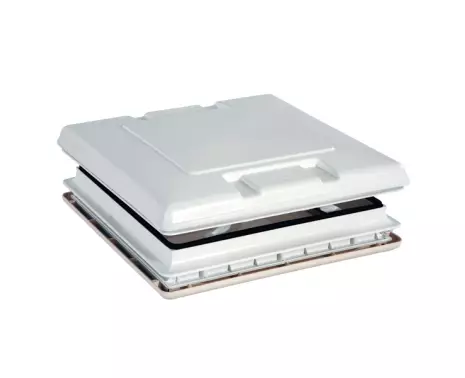 Kattoluukku 50x50 valkoinen, 30-70 mm Hyttysverkko ja pimennysverho - Kattoluukut ja osat - 0100503 - 1