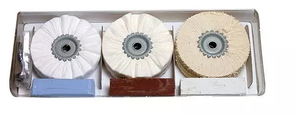 Kiillotussarja 100 Mm Kangaslaikat/Vahat - Kiillotuslaikat - 246-8203 - 1