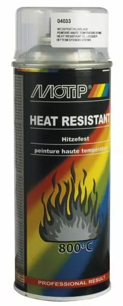 Kirkaslakka Lämmönkestävä 400 ml Spray Motip - Lakat - 104-04033 - 1