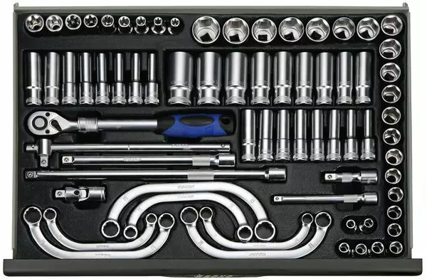 Laaja Hylsyavainsarja 1/2" Boxo Työkaluvaunuun - Työkalumoduulit työkaluvaunuihin - 284-BXP033 - 1