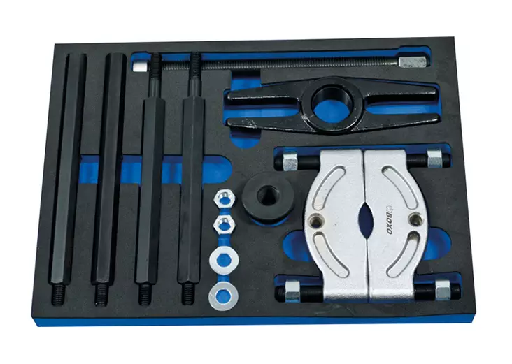 Laakerin ulosvetotyökalusarja 75-105mm Boxo - Napa- ja laakerityökalut - 291-BS003 - 1