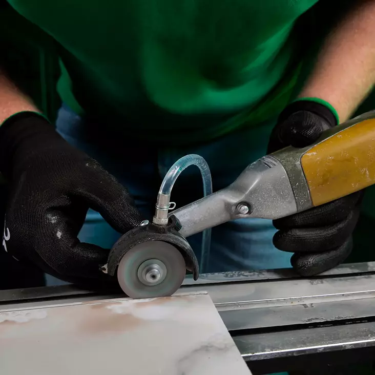 Leikkuusuoja vesisyötöllä Proxxon MICROMOT-koneisiin (LWB/LHW) - Timanttilaikat laatoittajille - 71419034033 - 1