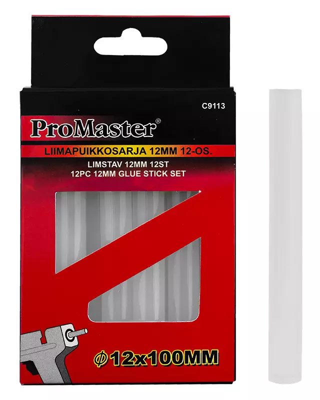 Liimapuikkosarja 12 mm 12 kpl - Liimat - C9113 - 2