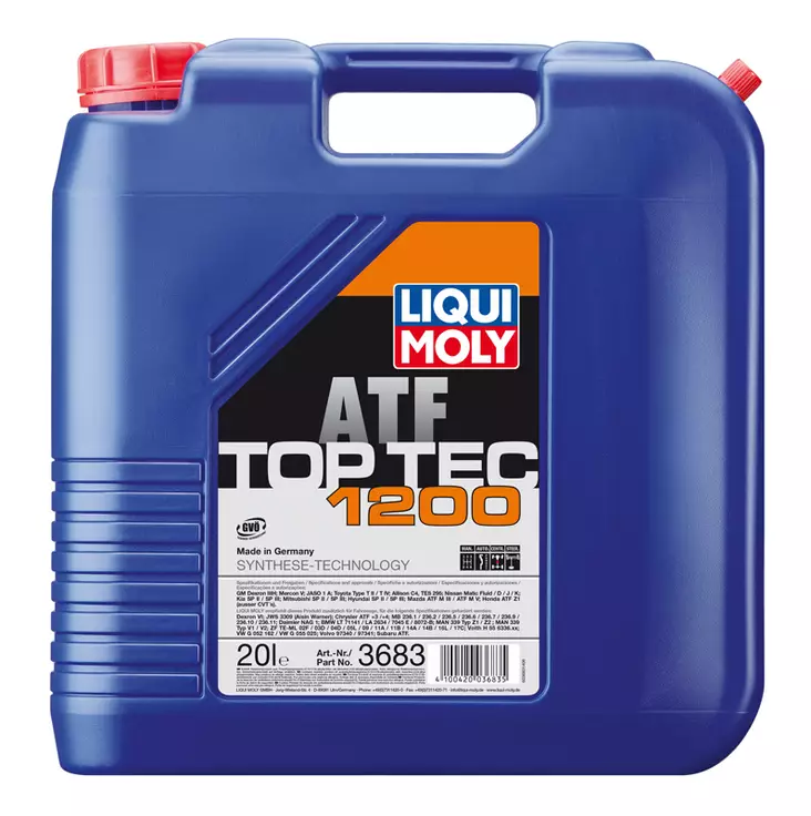 Liqui Moly Top Tec ATF 1200 20L - Vaihteisto- ja peräöljyt - LQM3683 - 1